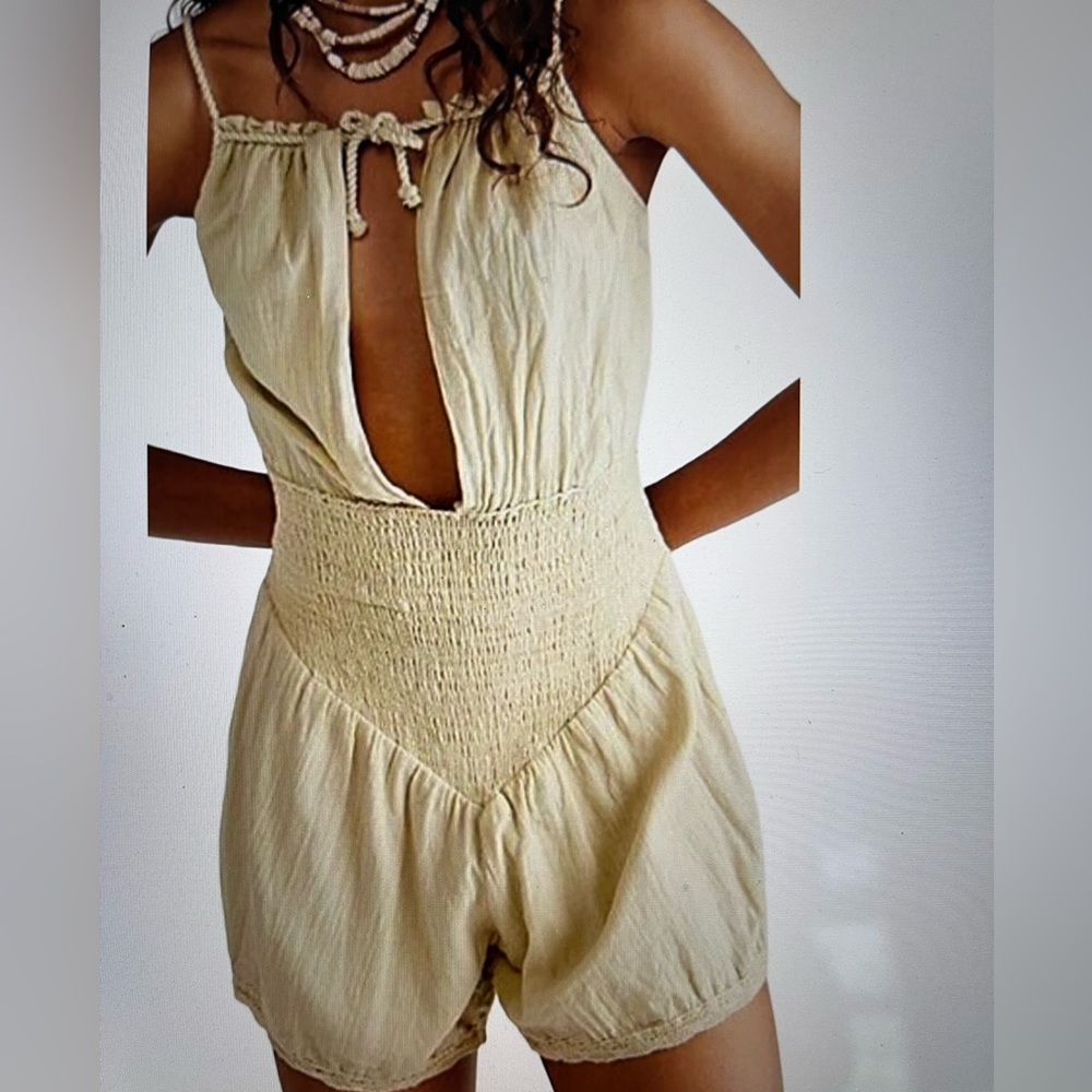 Free People, Jens Pirate Booty Love Street Romper, L